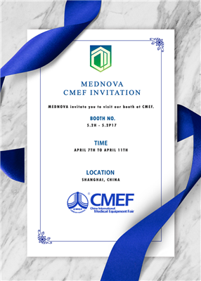 Mednova lade Sie ein, unseren Stand 5.2h bei CMEF zu besuchen