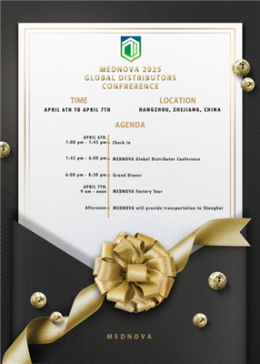 Die Mednova 2025 Global Distributor Conference startet am 6. April.